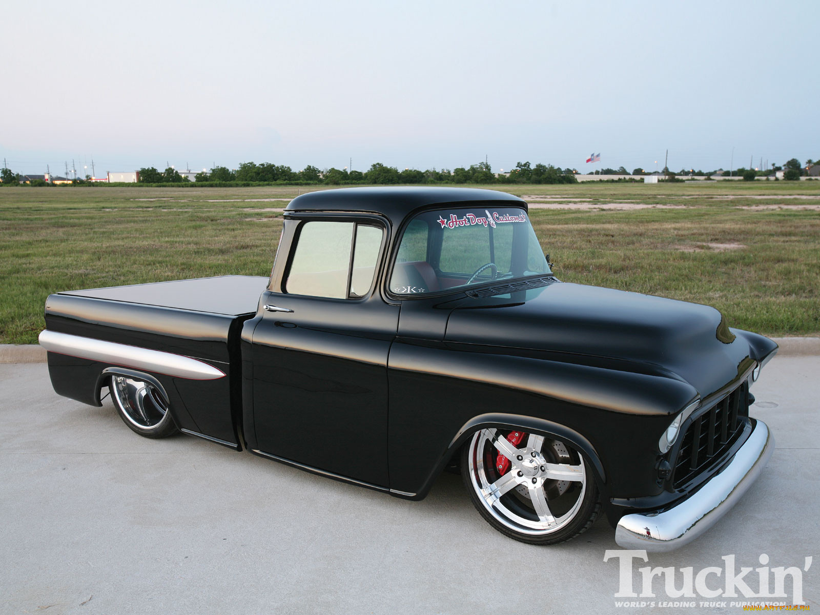 1957, chevy, truck, , custom, pick, up